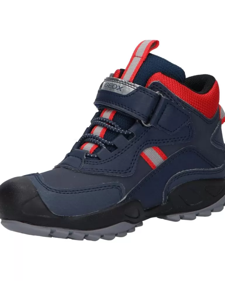 GEOX Botines De Mujer Y Niño J261Wb 0Cebu J New Savage C0735 Navy-Red Fashion