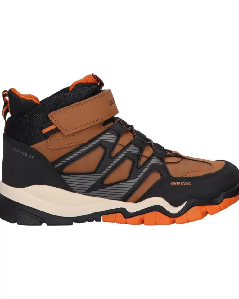 GEOX Botines De Mujer Y Niño J26Hbc 0Mefu J Montrack Boy B Abx C0275 Lt Brown-Black Discount