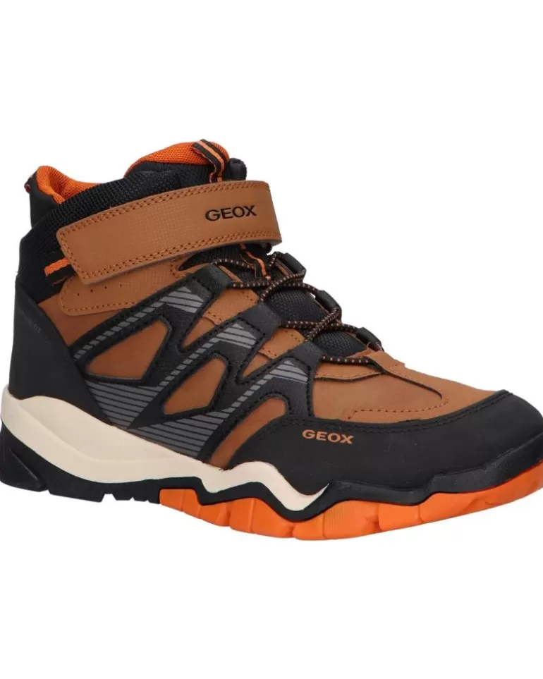 GEOX Botines De Mujer Y Niño J26Hbc 0Mefu J Montrack Boy B Abx C0275 Lt Brown-Black Cheap