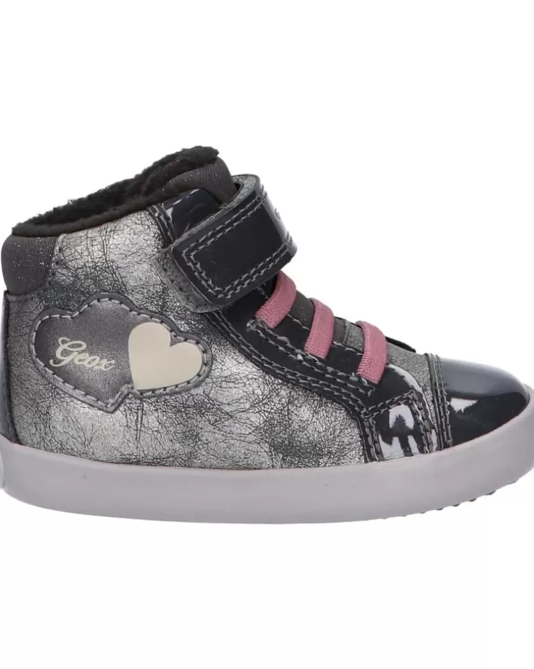 GEOX Botines De Niña B041Mb 0Pvhh B Gisli Girl C1357 Gun Hot