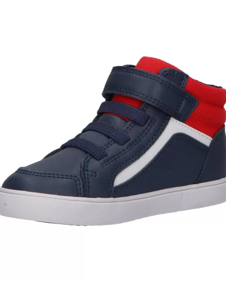 GEOX Botines De Niño B361Nd 05410 B Gisli C0735 Navy-Red Shop