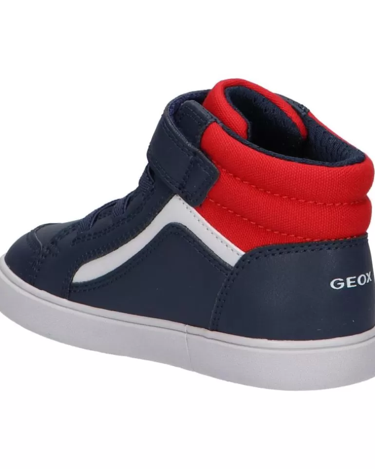 GEOX Botines De Niño B361Nd 05410 B Gisli C0735 Navy-Red Shop