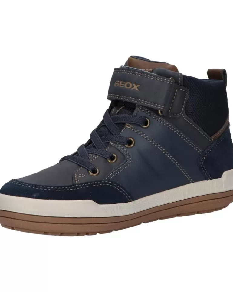 GEOX Botines De Niño J16F3A 043Me J Charz Boy B Abx C4220 Navy-Lt Brown Hot