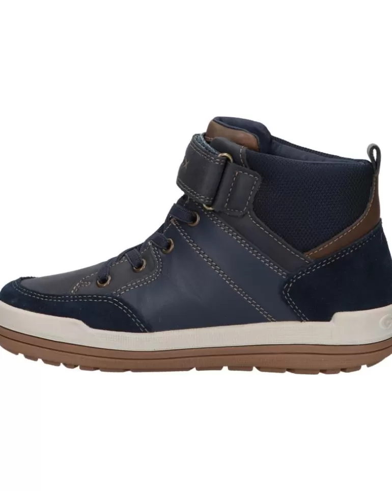 GEOX Botines De Niño J16F3A 043Me J Charz Boy B Abx C4220 Navy-Lt Brown Hot