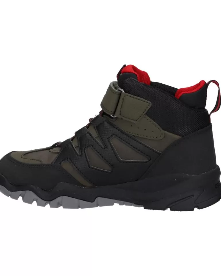 GEOX Botines De Niño J26Hbc 0Mefu J Montrack Boy B Abx C0498 Military-Black Cheap