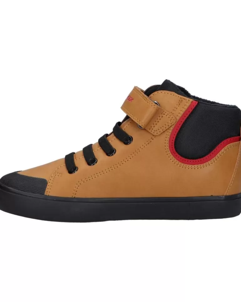GEOX Botines De Niño J365Cf 0Mefu J Gisli C2G9B Dk Yellow-Black Cheap
