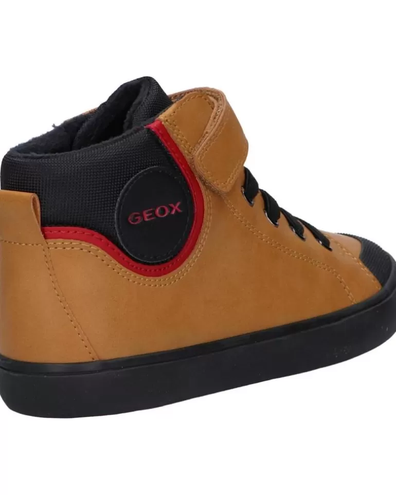 GEOX Botines De Niño J365Cf 0Mefu J Gisli C2G9B Dk Yellow-Black Cheap