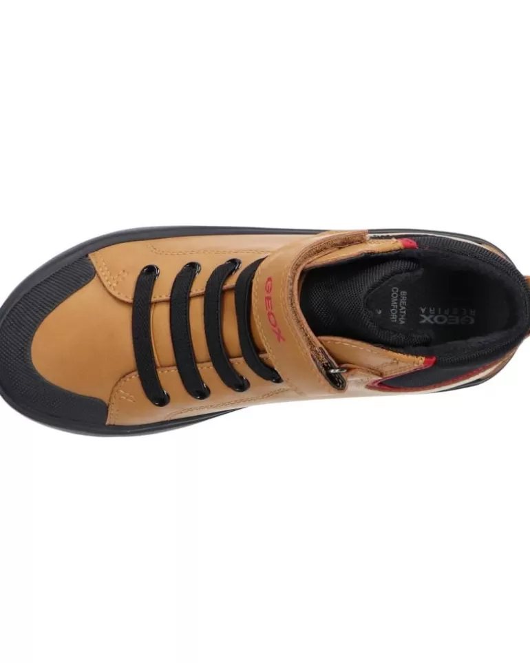 GEOX Botines De Niño J365Cf 0Mefu J Gisli C2G9B Dk Yellow-Black Cheap