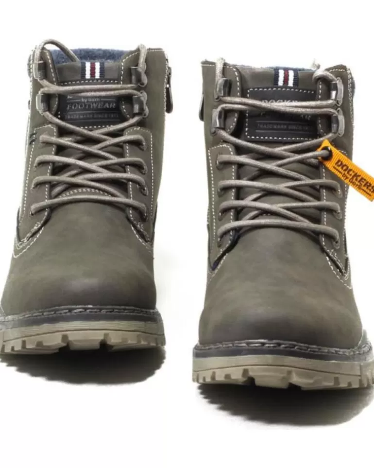 DOCKERS BY GERLI Botines De Hombre Docker By Gerli Modelo 47Ly001-620300 Gris Store