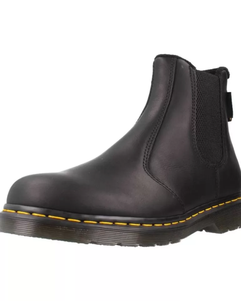 DR MARTENS Botines De Hombre Valor Wp Negro New