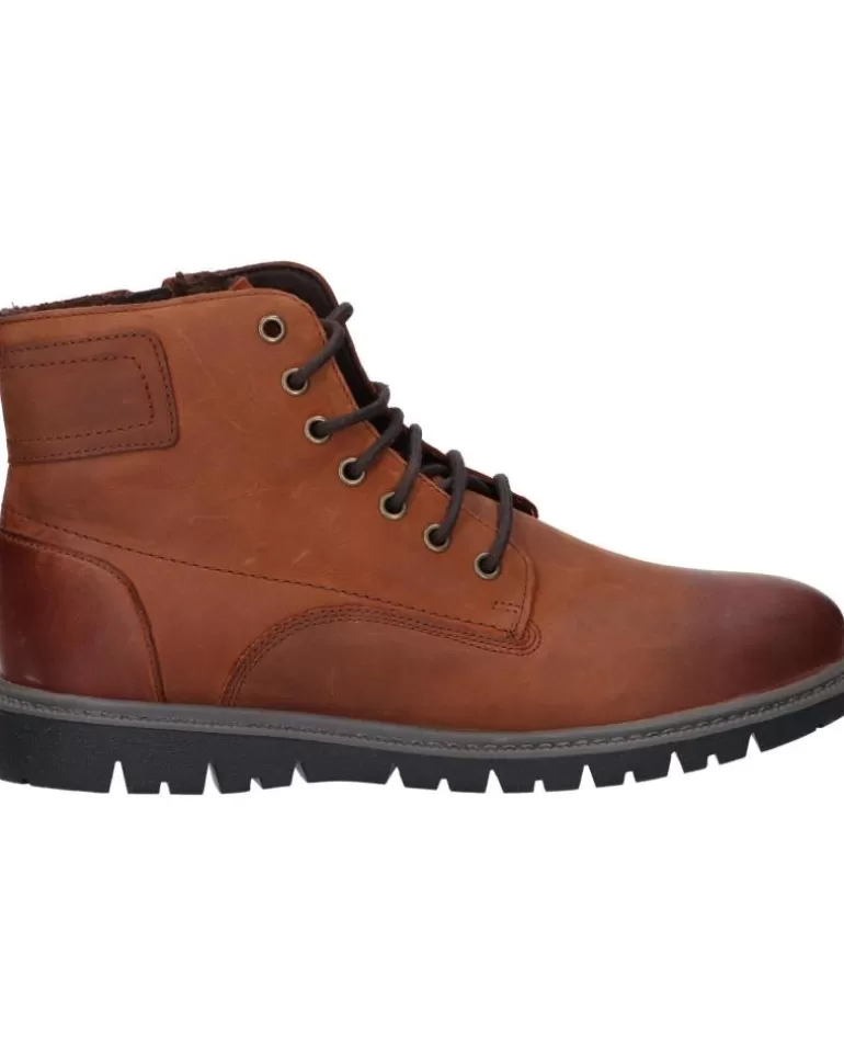 GEOX Botines De Hombre U16Dgf 00046 U Ghiacciaio C6001 Cognac Fashion
