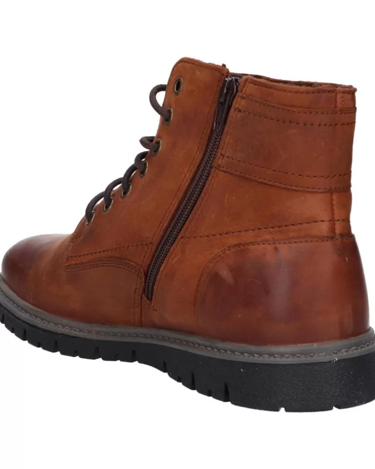 GEOX Botines De Hombre U16Dgf 00046 U Ghiacciaio C6001 Cognac Fashion