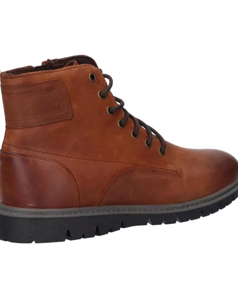 GEOX Botines De Hombre U16Dgf 00046 U Ghiacciaio C6001 Cognac Fashion