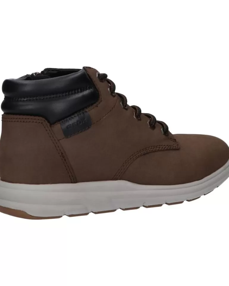 GEOX Botines De Hombre U265Ua 00032 U Hallson C6024 Dk Coffee Shop