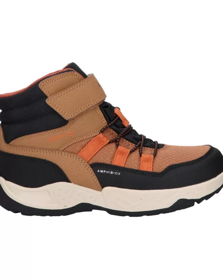 GEOX Botines De Hombre Y Niño J26Fsc 0Fuce J Sentiero Boy B Abx C6241 Lt Brown-Orange Flash Sale