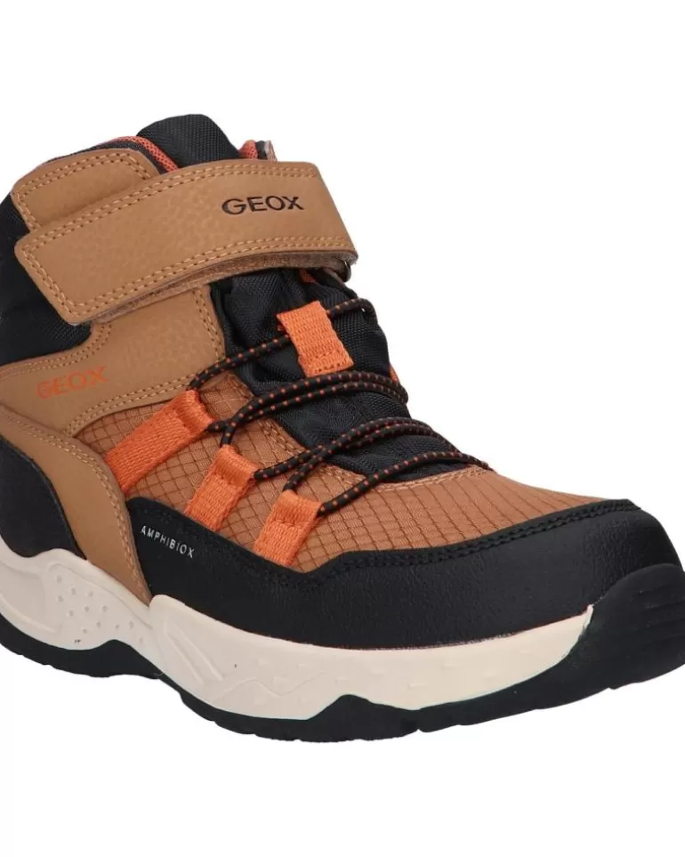 GEOX Botines De Hombre Y Niño J26Fsc 0Fuce J Sentiero Boy B Abx C6241 Lt Brown-Orange Flash Sale