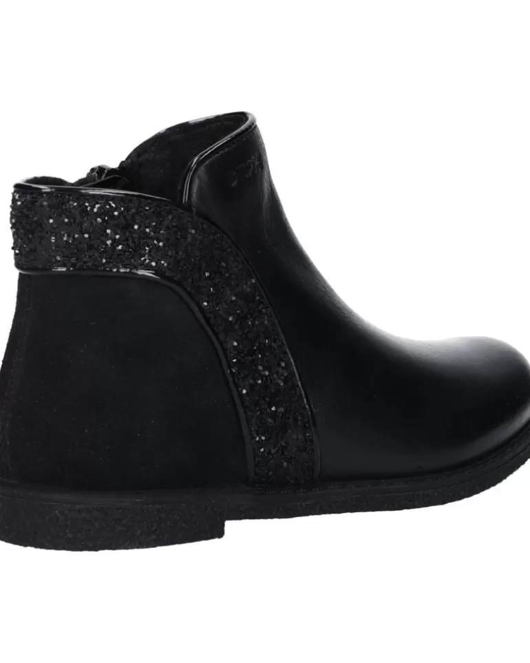 GEOX Botines De Mujer Y Niña J164Eb 04322 J Shawntel C9999 Black New