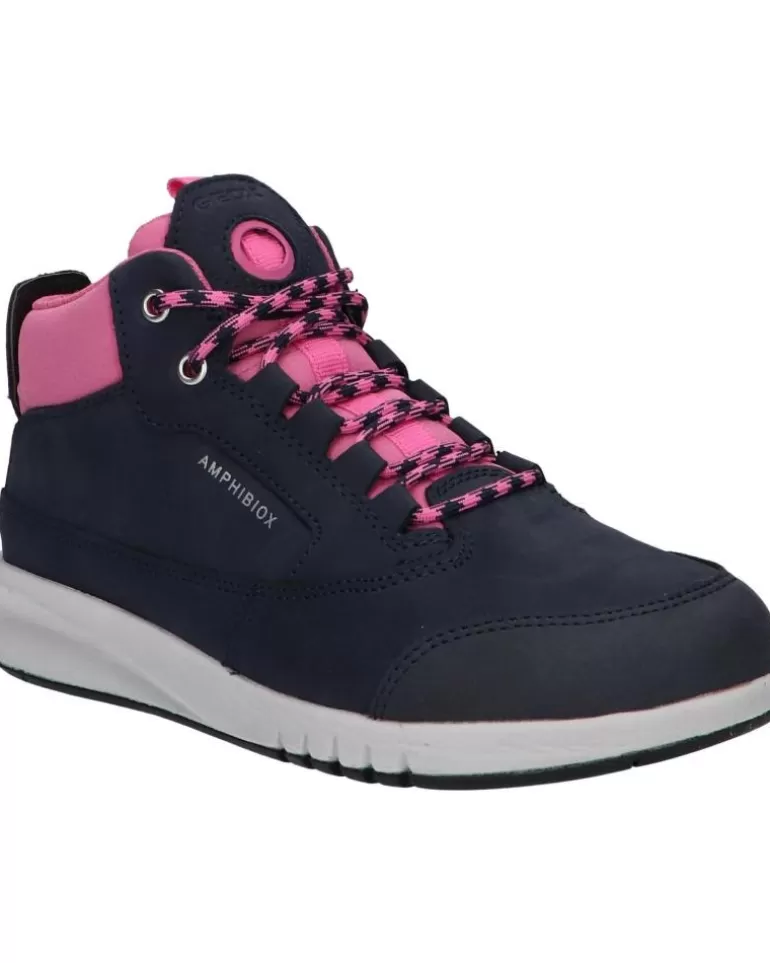 GEOX Botines De Mujer Y Niña J16Fla 0Cl11 J Aeranter Girl B Ab C4268 Navy-Fuchsia Outlet
