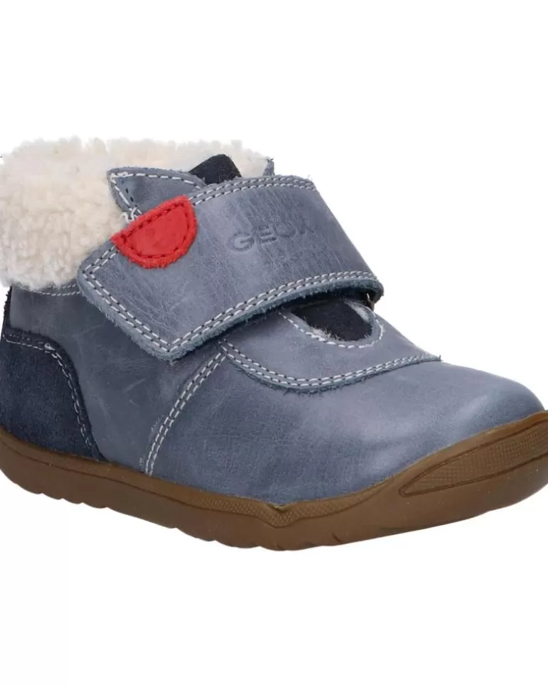 GEOX Botines De Niña Y Niño B264Nb 0Cl22 B Macchia C4002 Navy Best Sale