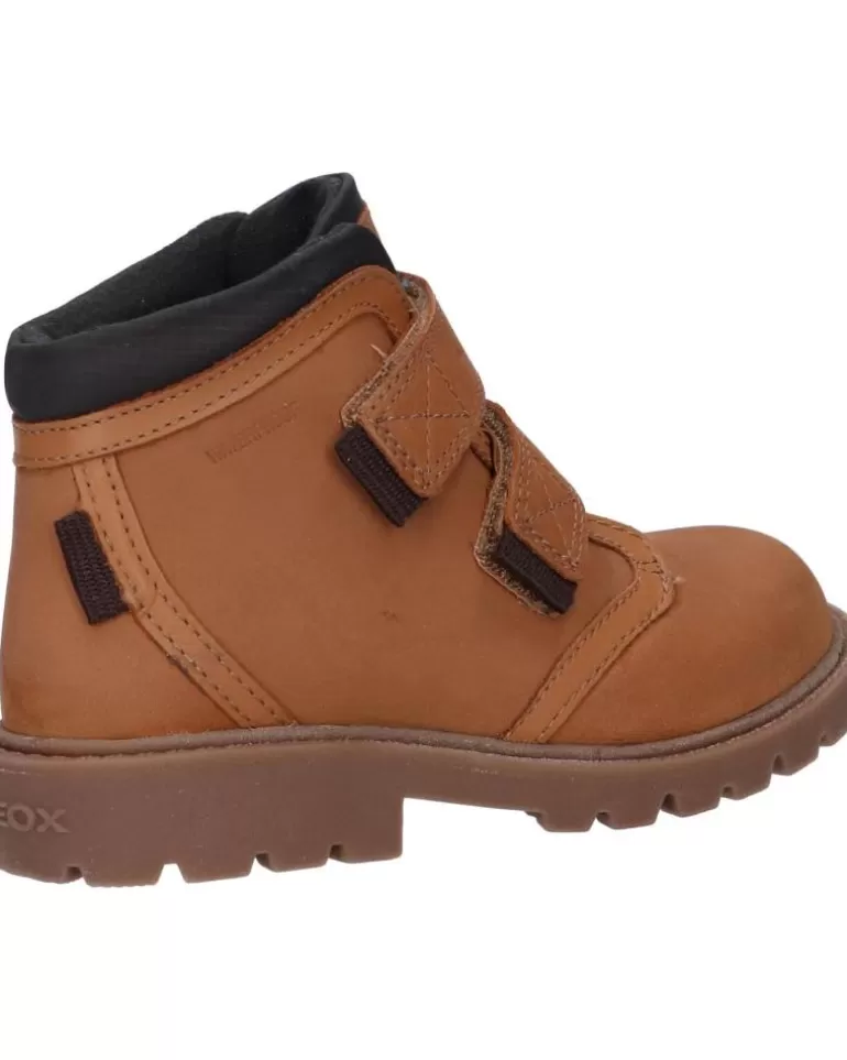 GEOX Botines De Niña Y Niño J26Hda 032Fu J Shaylax Boy Wpf C6251 Cognac-Coffee Cheap