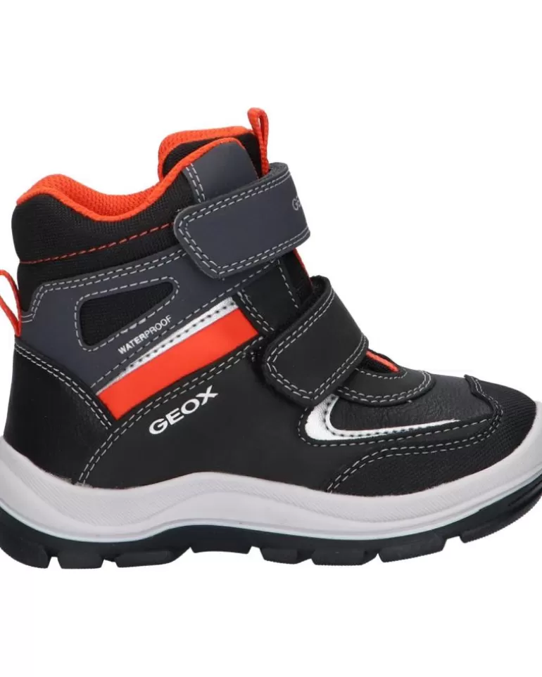 GEOX Botines De Niño B044Hb 050Fu B Flanfil Boy B Wpf C0038 Black-Orange Cheap