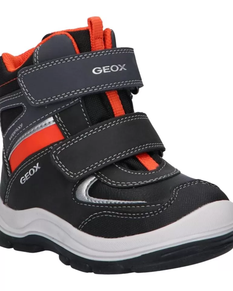 GEOX Botines De Niño B044Hb 050Fu B Flanfil Boy B Wpf C0038 Black-Orange Cheap