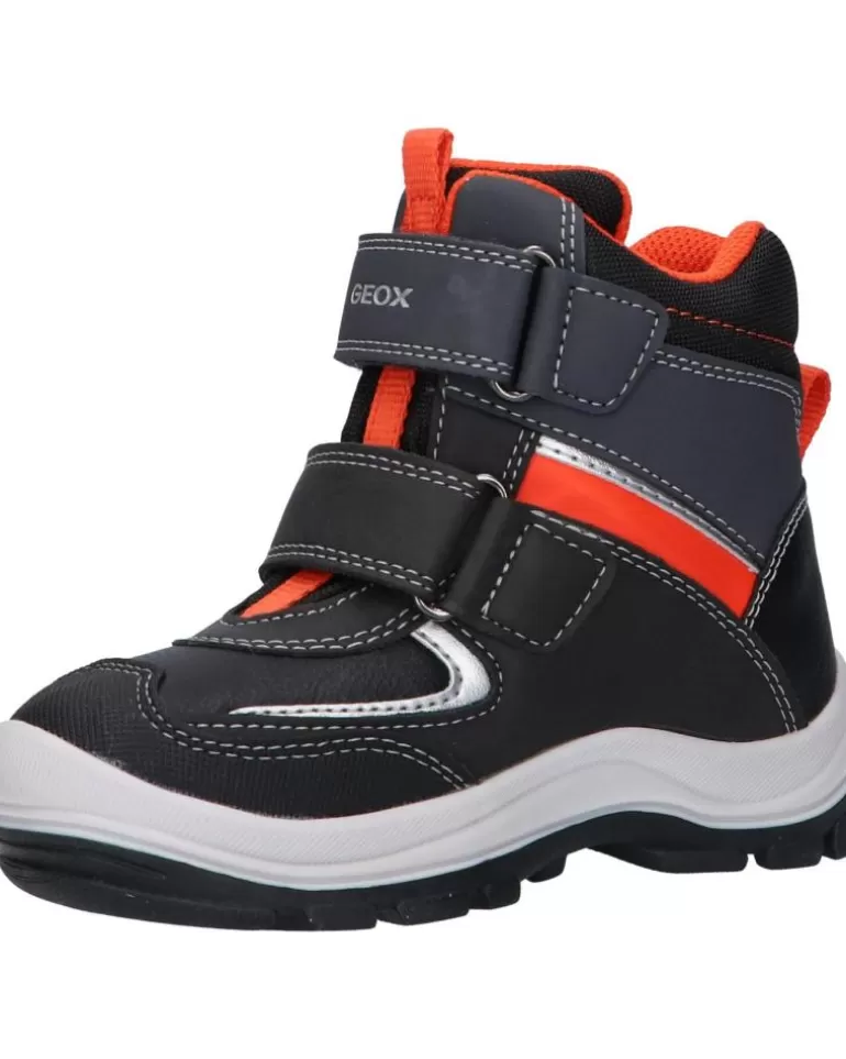 GEOX Botines De Niño B044Hb 050Fu B Flanfil Boy B Wpf C0038 Black-Orange Cheap