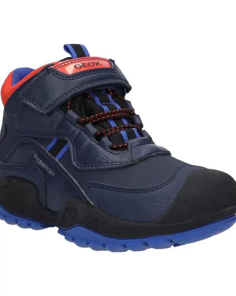 GEOX Botines De Niño J16Cba 0Cebu J New Savage Boy Wpf C0820 Navy-Orange Cheap