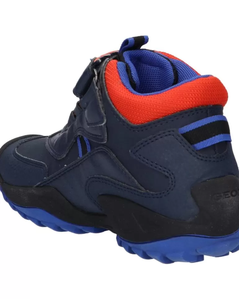 GEOX Botines De Niño J16Cba 0Cebu J New Savage Boy Wpf C0820 Navy-Orange Cheap
