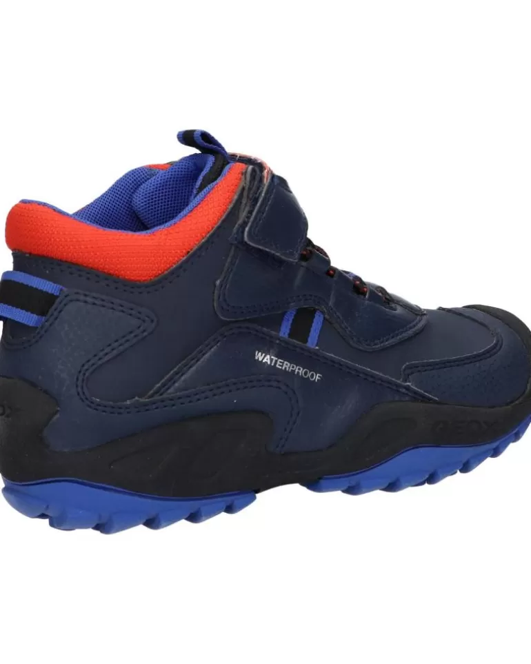 GEOX Botines De Niño J16Cba 0Cebu J New Savage Boy Wpf C0820 Navy-Orange Cheap