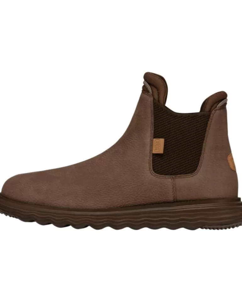 HEY DUDE Botines De Hombre Hd40187-255 Branson Boot Craft Leather Brown Shop