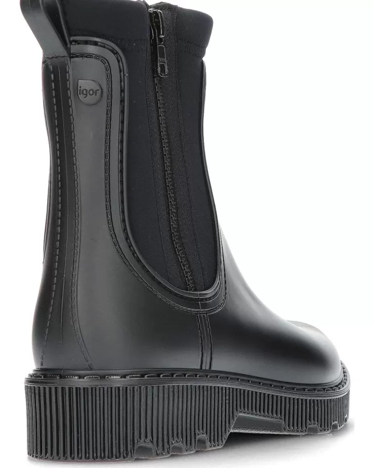 IGOR Botines De Mujer Bota De Agua Mujer W10268 Negro Best Sale