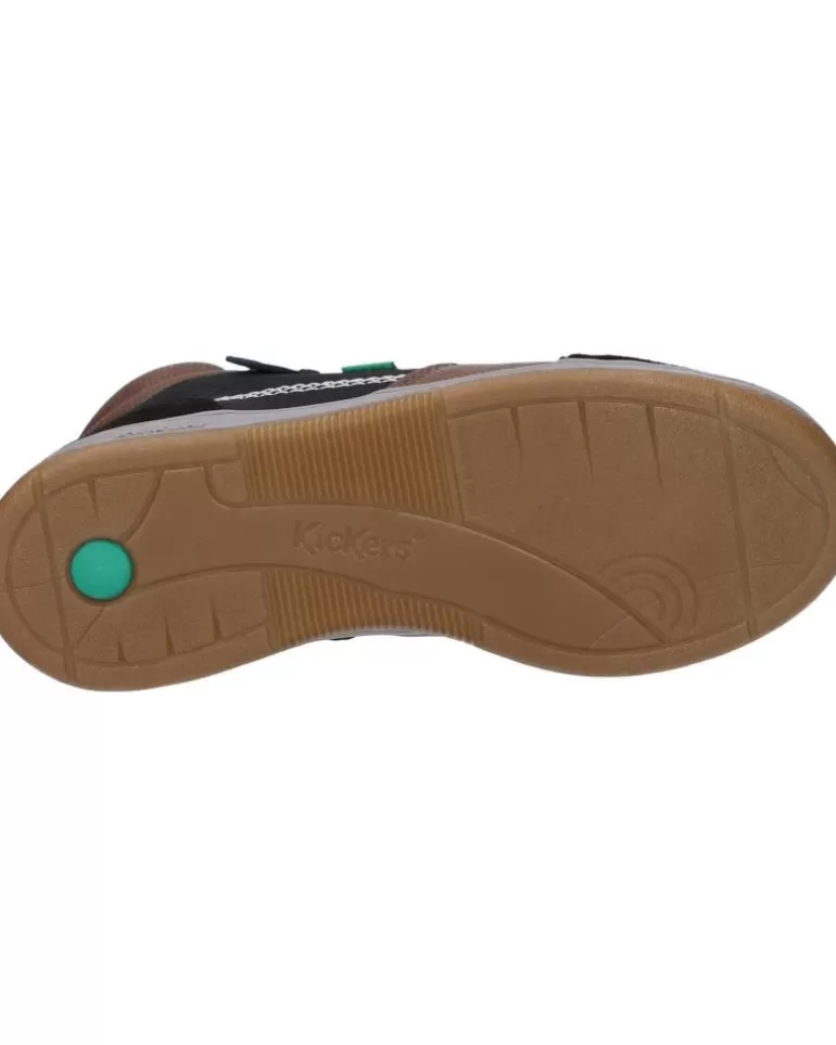 KICKERS Botines De Niño 910890-30 Kickosta 83 Noir Bleu Marro Fashion