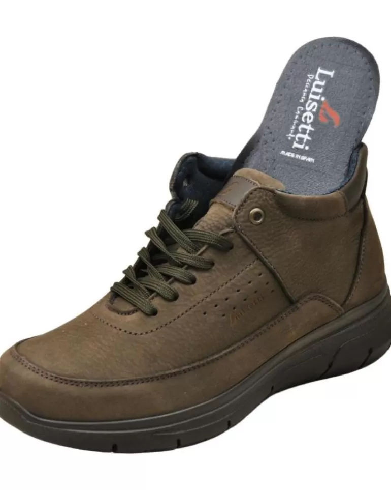 LUISETTI Botines De Hombre - 36105No Bota Con Cordones Para Hombres Plantil Cafe Online
