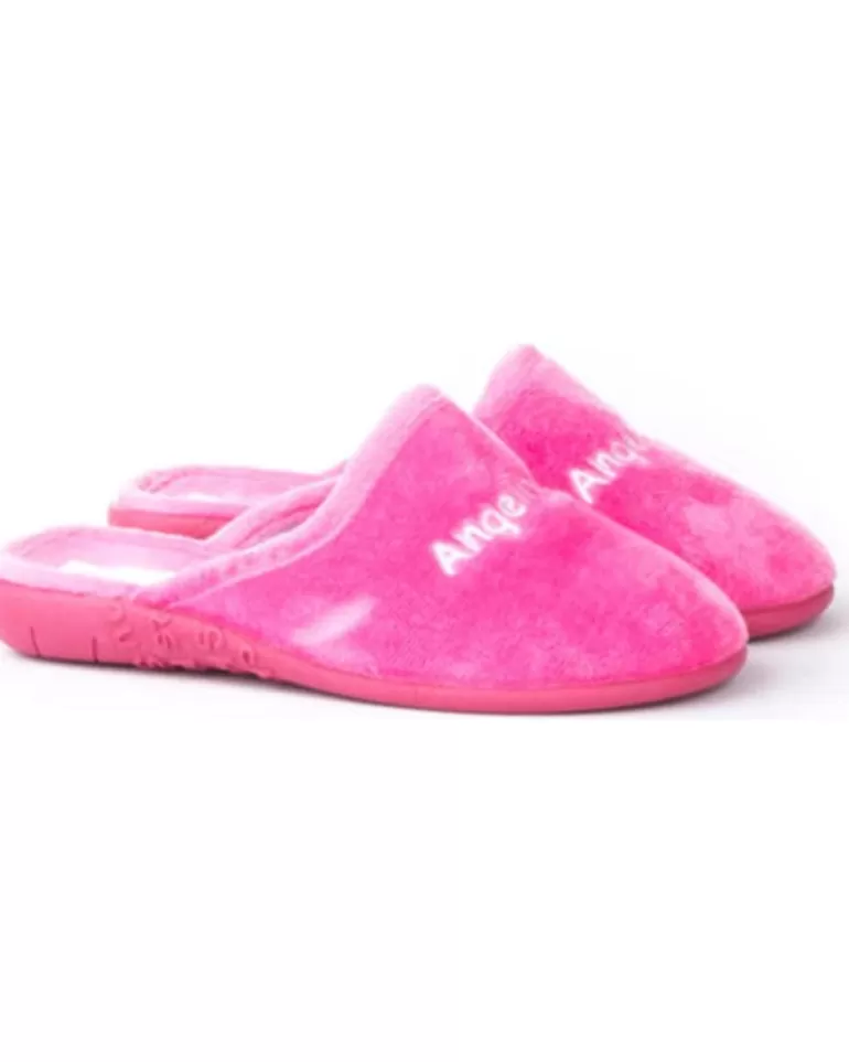 ANGELITOS Calzado De Casa De Mujer Y Niña Pantufla 131 Fuxia Cheap