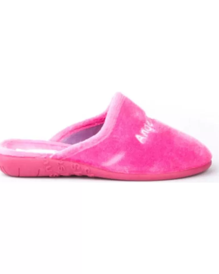 ANGELITOS Calzado De Casa De Mujer Y Niña Pantufla 131 Fuxia Cheap