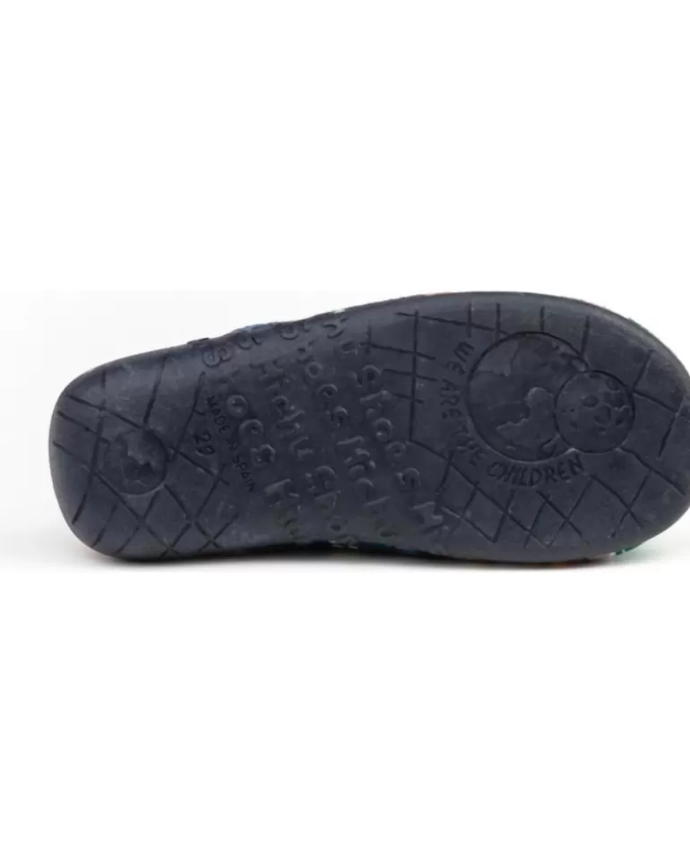 ANGELITOS Calzado De Casa De Mujer Y Niño Pantufla Futbol 135 Marino Cheap