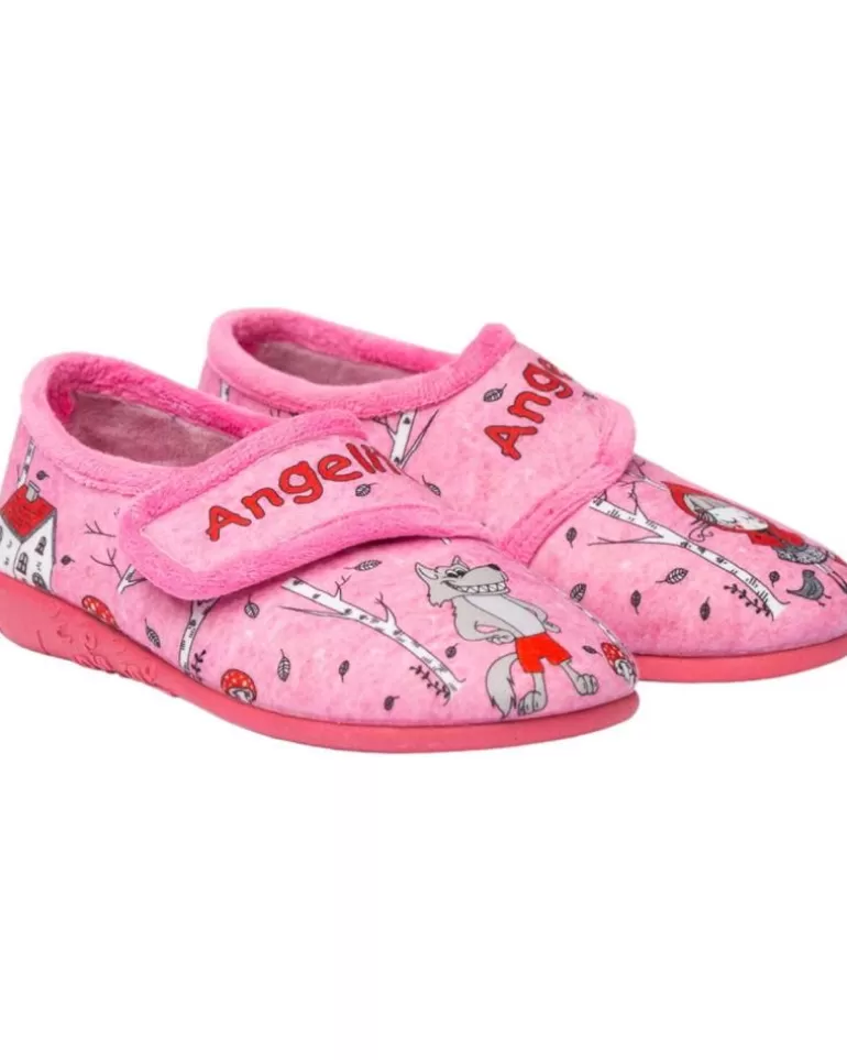 ANGELITOS Calzado De Casa De Niña Pantufla Caperucita 144 Rosa Store