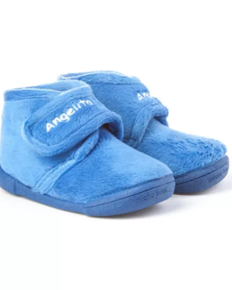 ANGELITOS Calzado De Casa De Niña Pantufla Infantil 130 Azul New