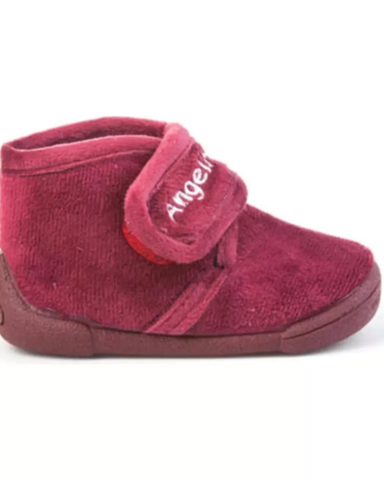 ANGELITOS Calzado De Casa De Niña Pantufla Infantil 130 Burdeos Shop