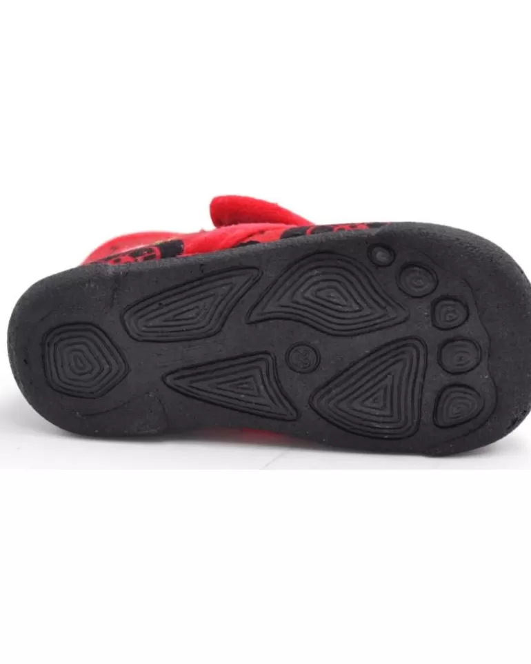 ANGELITOS Calzado De Casa De Niña Y Niño Pantufla Ferrari 140 Rojo Best