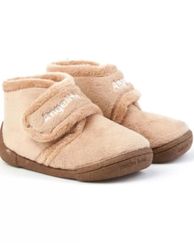 ANGELITOS Calzado De Casa De Niña Y Niño Pantufla Infantil 130 Camel Flash Sale