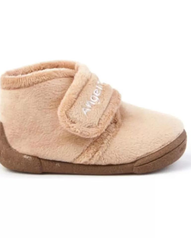 ANGELITOS Calzado De Casa De Niña Y Niño Pantufla Infantil 130 Camel Flash Sale