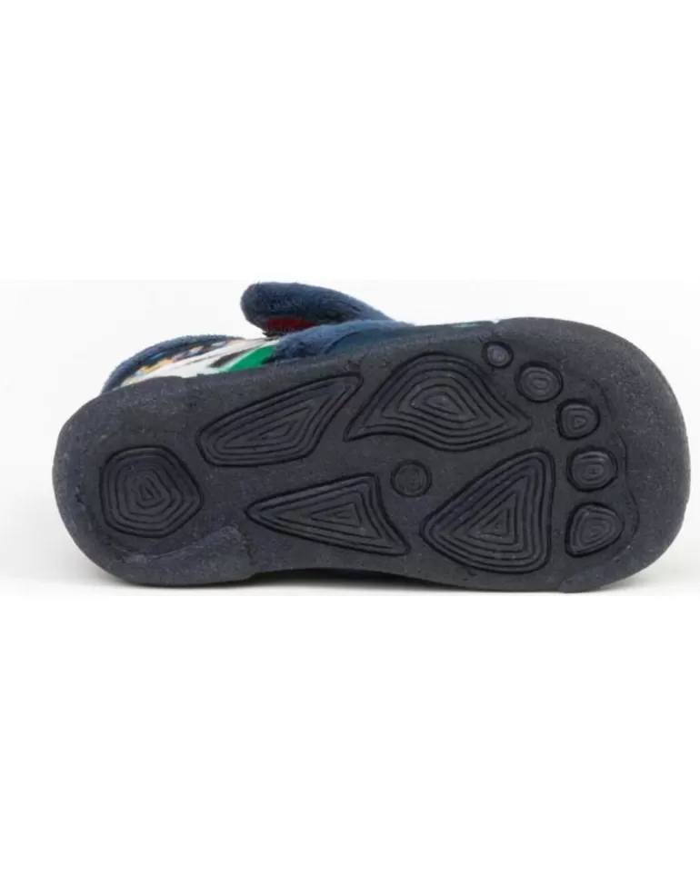 ANGELITOS Calzado De Casa De Niño Pantufla Infantil Futbol 136 Marino Discount