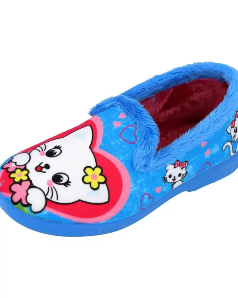 BUBBLE BOBBLE Calzado De Casa De Niña 12400 Zapatillas De Casa Niña Azul Sale