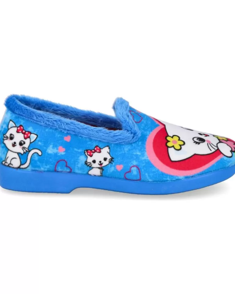 BUBBLE BOBBLE Calzado De Casa De Niña 12400 Zapatillas De Casa Niña Azul Sale
