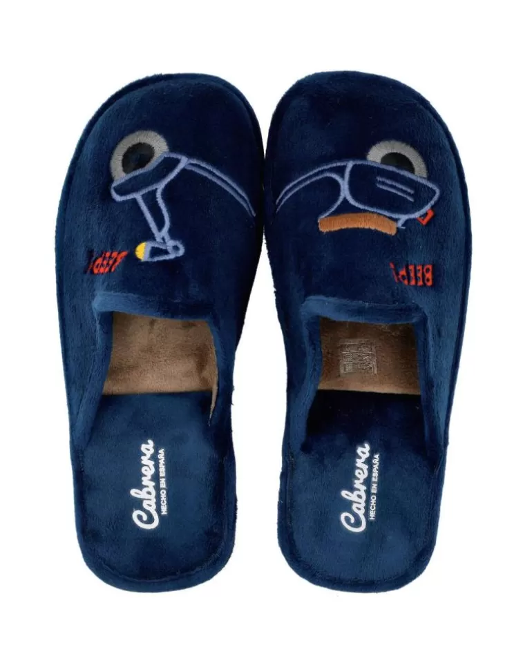 CABRERA Calzado De Casa De Hombre 2815 Zapatillas De Casa Hombre Marino Clearance