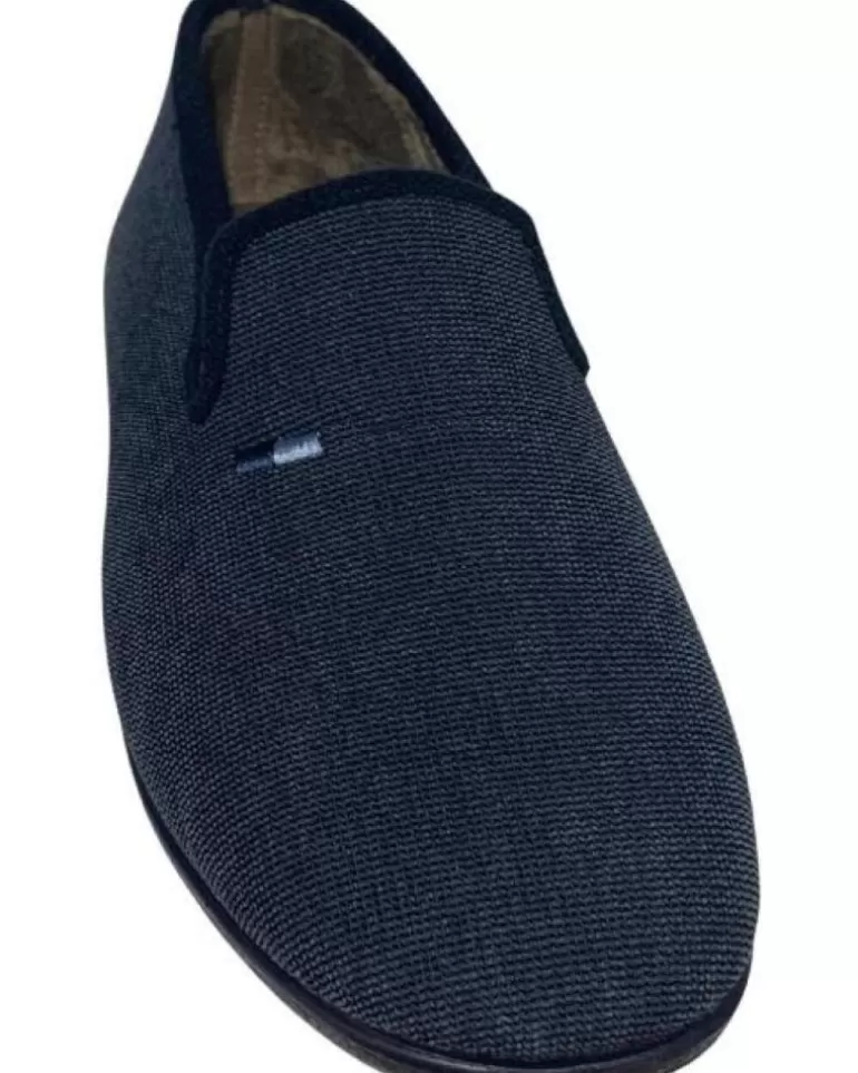 CABRERA Calzado De Casa De Hombre Pantufla Clsica Cerrada Azul Shop