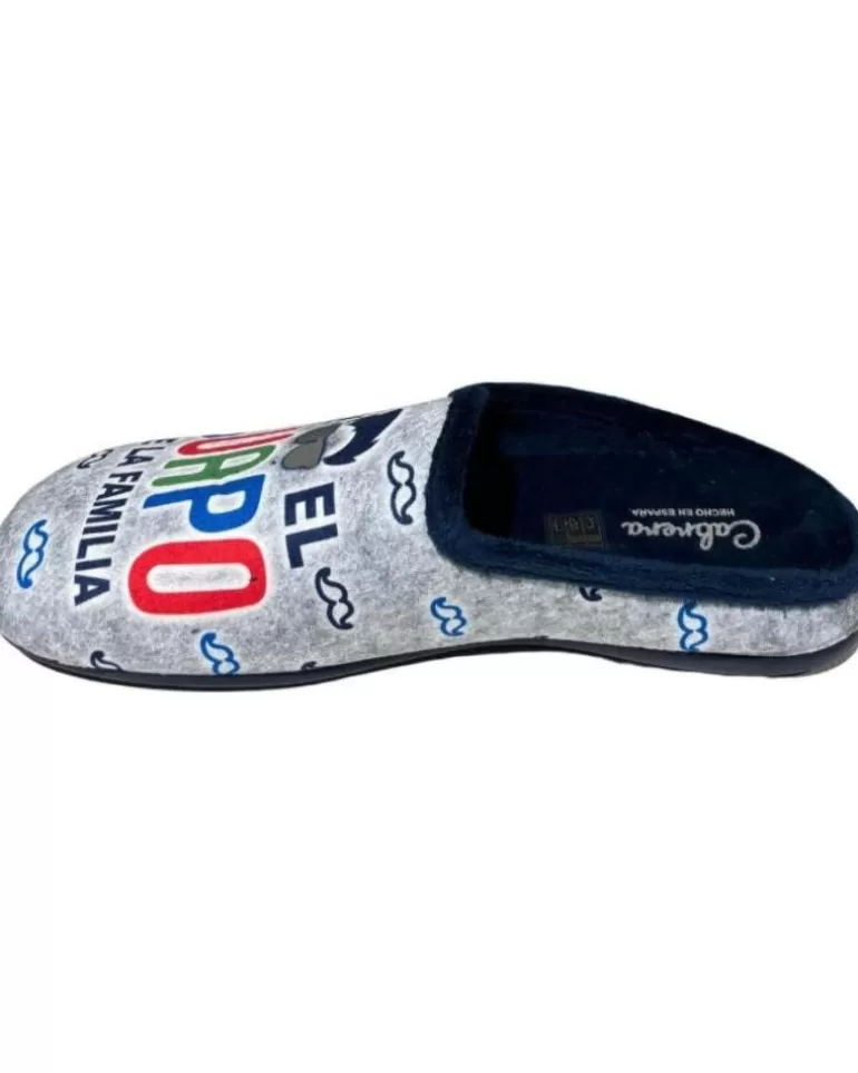 CABRERA Calzado De Casa De Hombre Pantufla Soy El Guapo De La Familia Gris Best