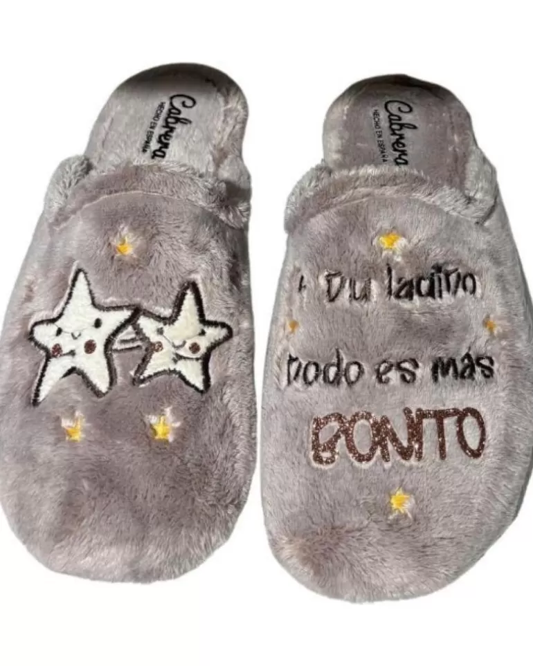 CABRERA Calzado De Casa De Mujer Pantufla A Tu Ladito Todo Es Mas Bonito Beige Discount
